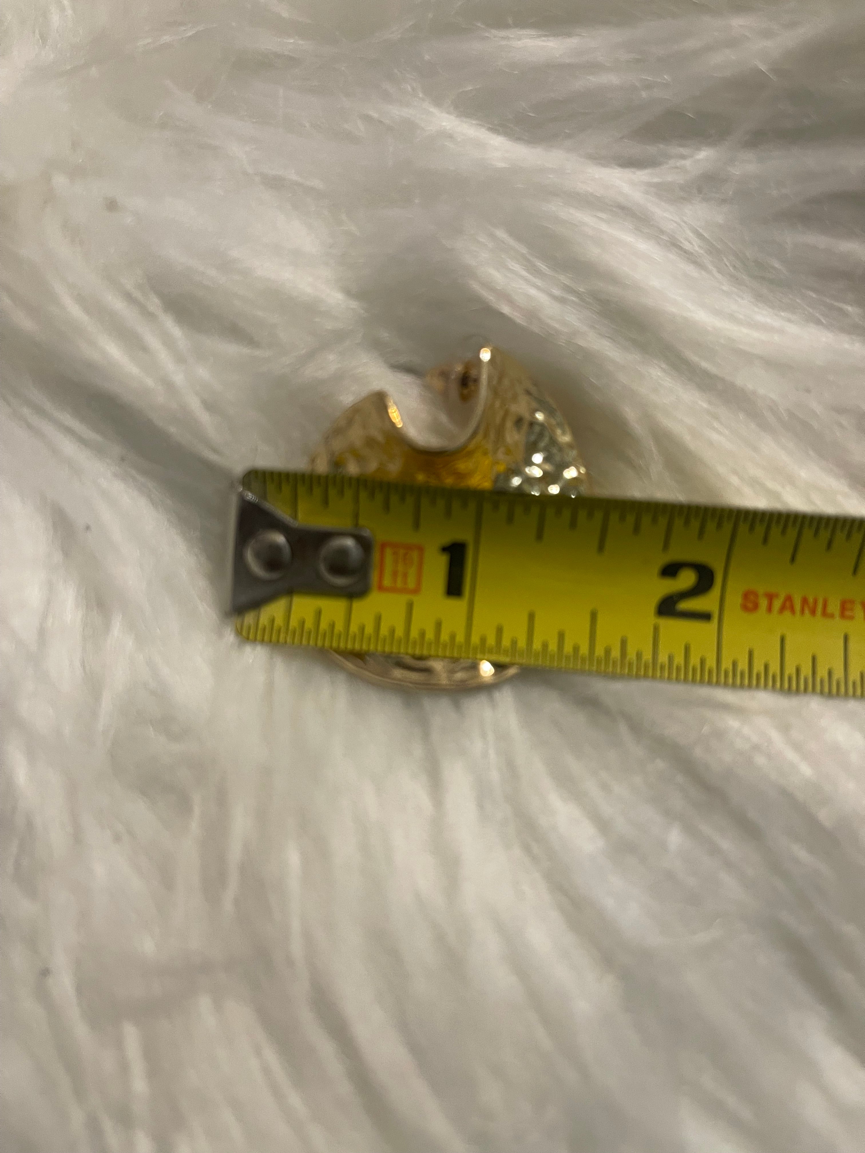 Hammered Statement Teardrop Earrings