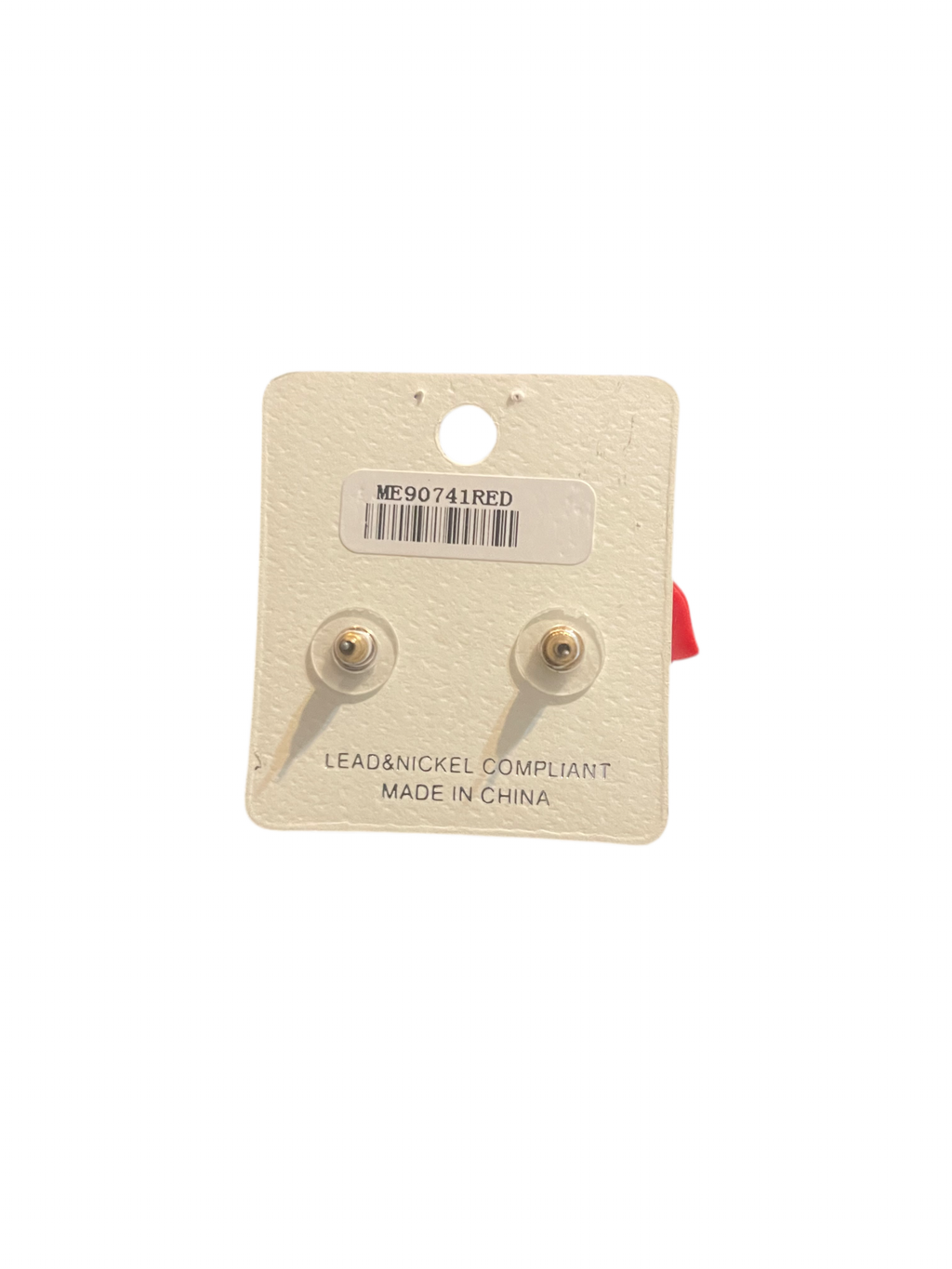 Polka Dot Bowtie Stud Earrings