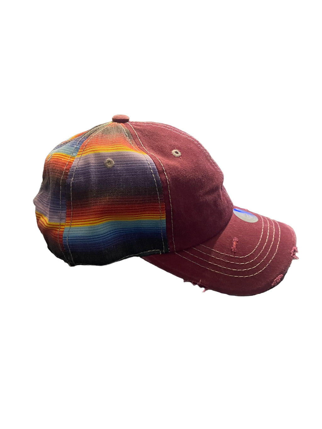 Denim Front Serape Cap