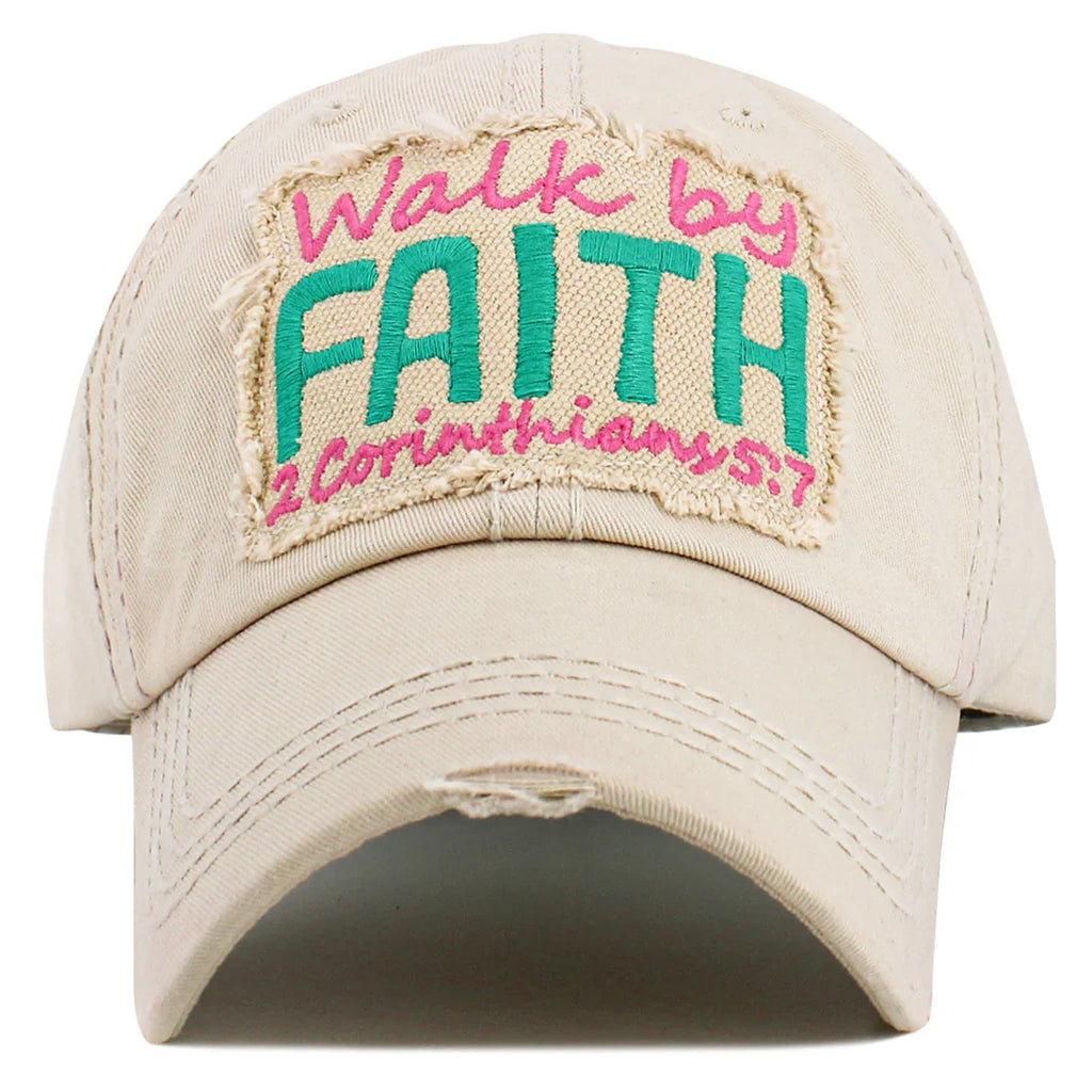 Walk By Faith Cap