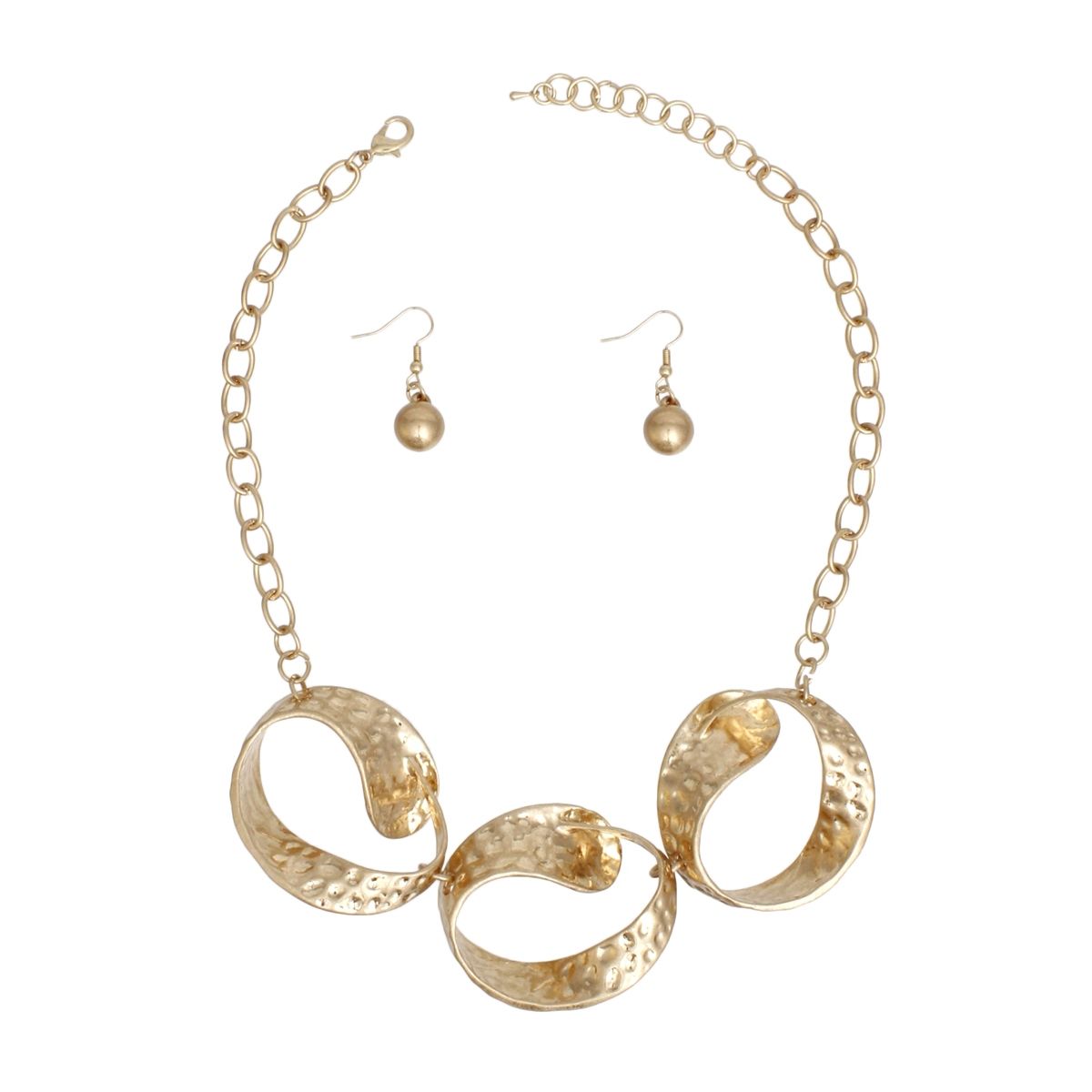 Chain Matte Gold Chunky Chain Modern Necklace