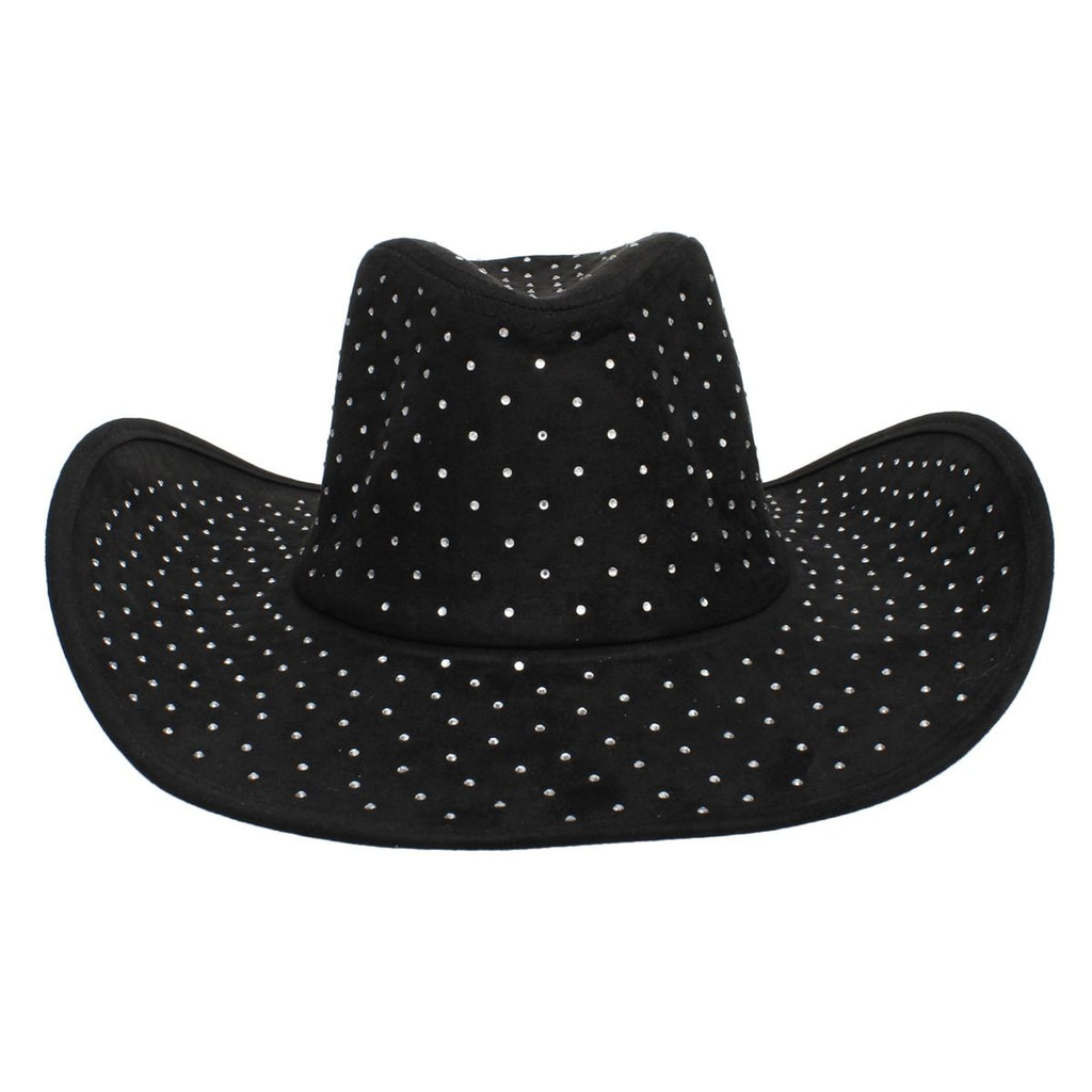 Cowboy Hat Black Rhinestone Cowgirl Fashion Hat