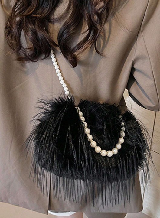 Faux Fur Handbag - Rosmarray Collections, LLC.